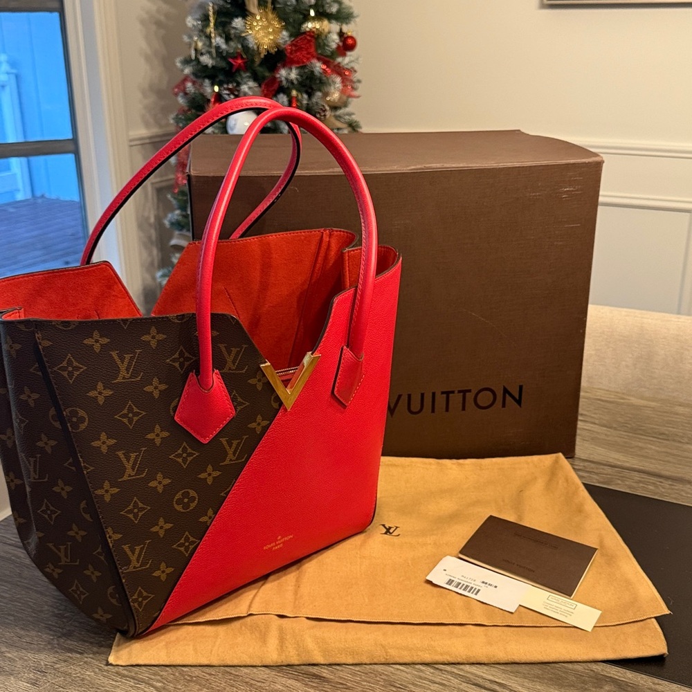Louis Vuitton Red Kimono Purse MM